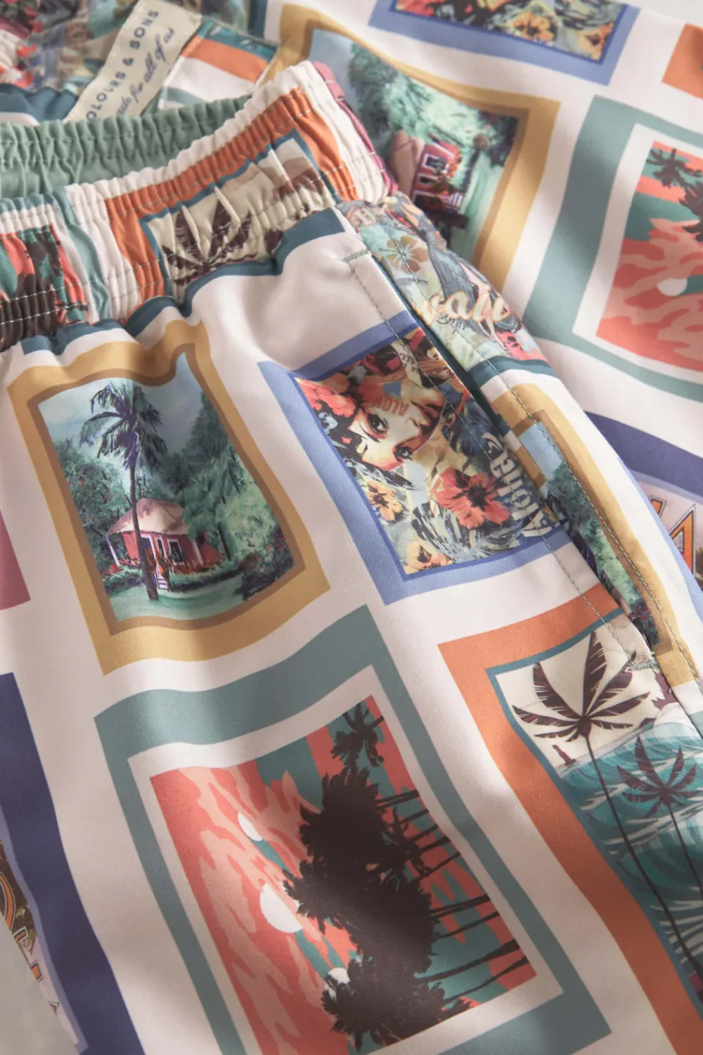 Colours & Sons Badehose - Hawaii*Herren Badehosen