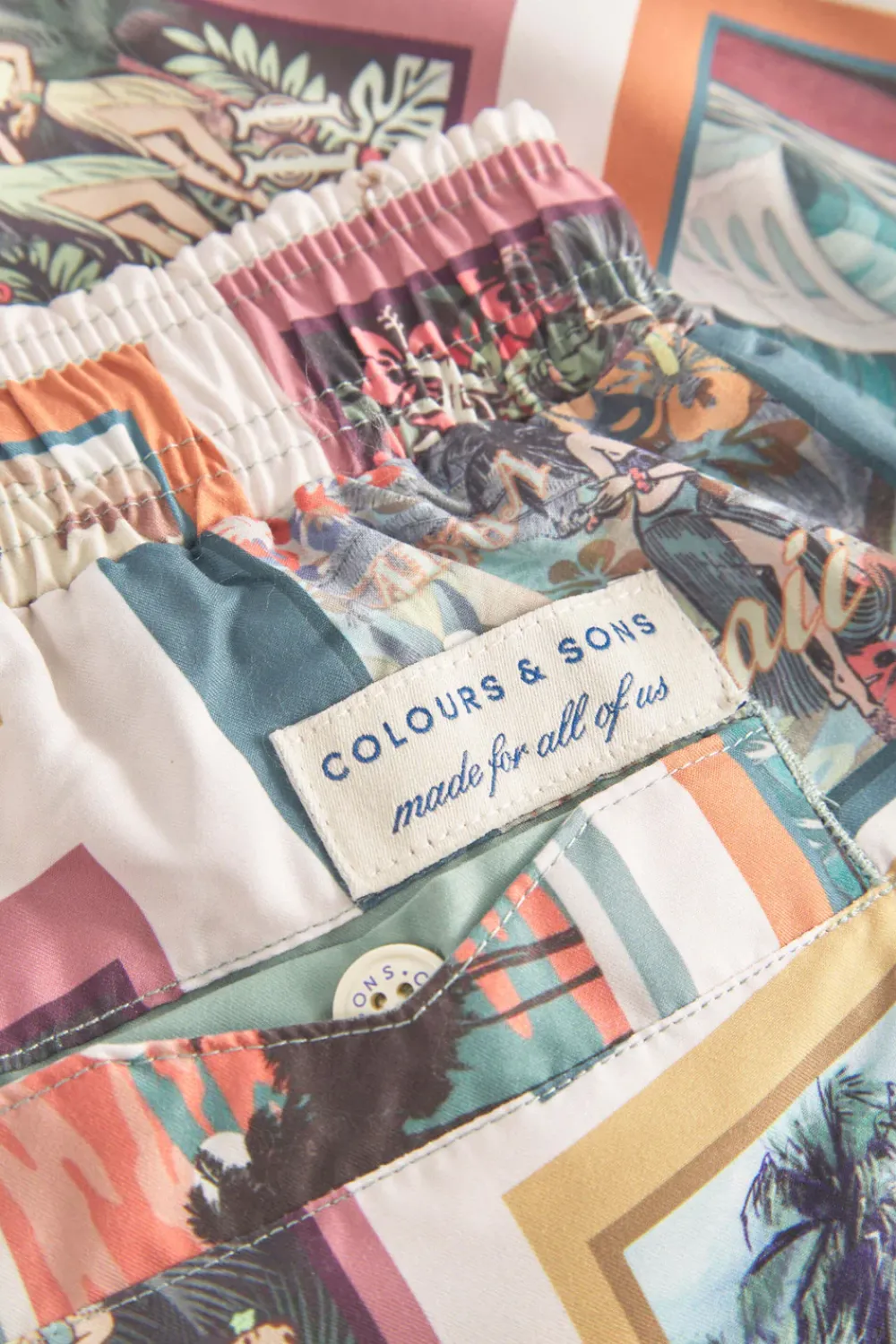 Colours & Sons Badehose - Hawaii*Herren Badehosen