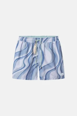 Colours & Sons Badehose Printed - Pacific*Herren Badehosen