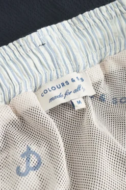 Colours & Sons Badehose Seersucker - Navy*Herren Badehosen