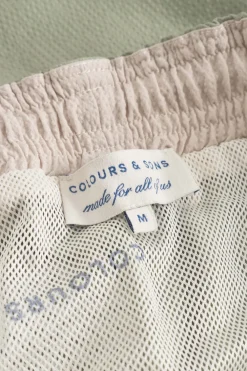 Colours & Sons Badehose Seersucker - Wasabi*Herren Badehosen