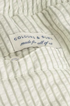 Colours & Sons Badehose Seersucker - Wasabi Stripes*Herren Badehosen