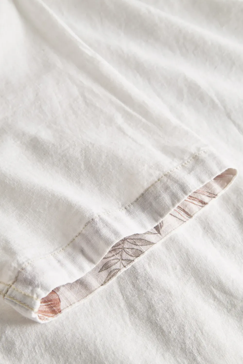 Colours & Sons Basic Leinen Hemd Kurzarm - White*Herren Hemden