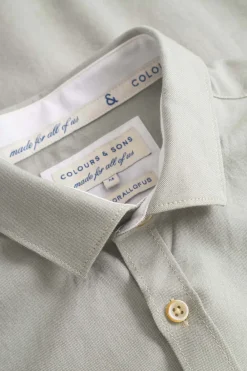 Colours & Sons Basic Oxford Hemd - Matcha*Herren Hemden|Hemden