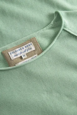 Colours & Sons Basic Pullover Pocket - Mint*Herren Pullover|Pullover