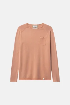 Colours & Sons Basic Pullover Pocket - Peach*Herren Pullover|Pullover
