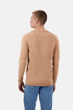 Colours & Sons Basic Pullover Pocket - Peach*Herren Pullover|Pullover