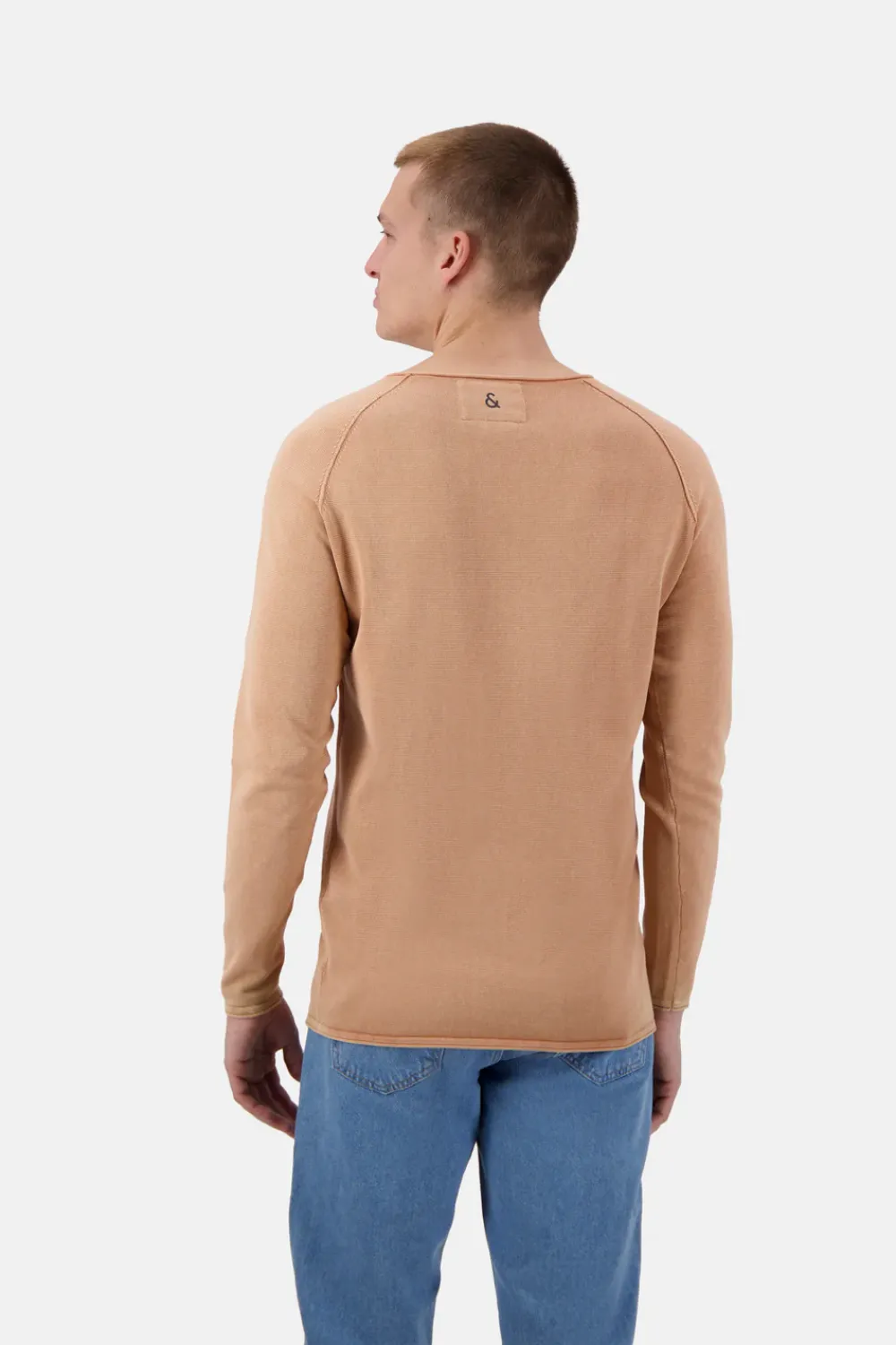 Colours & Sons Basic Pullover Pocket - Peach*Herren Pullover|Pullover