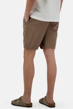 Colours & Sons Basic Shorts Leinen Blend - Sepia*Herren Shorts
