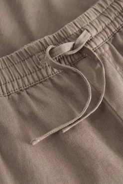 Colours & Sons Basic Shorts Leinen Blend - Sepia*Herren Shorts