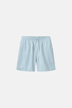 Colours & Sons Basic Shorts Leinen Blend - Vintage Blue*Herren Shorts