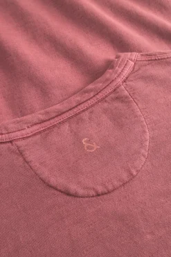 Colours & Sons Basic Sweatshirt-washed - Rosewood*Herren Sweatshirts
