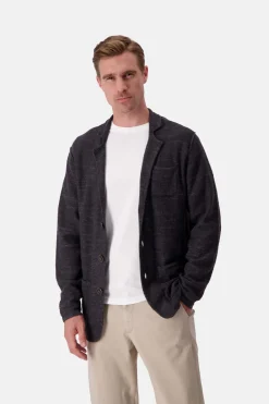 Colours & Sons Blazer Slub - Anthracite*Herren Pullover