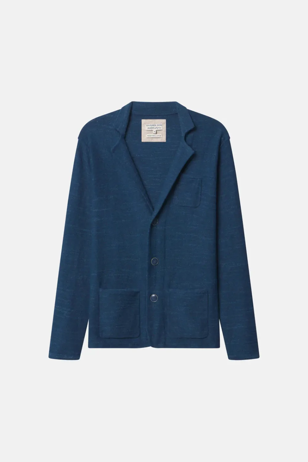 Colours & Sons Blazer Slub - Navy*Herren Pullover