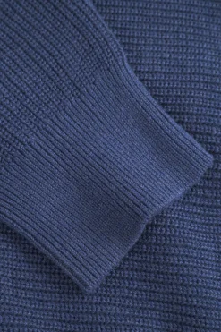 Colours & Sons Cardigan Leinen Blend - Navy*Herren Pullover