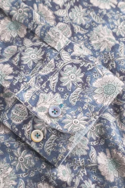 Colours & Sons Hemd gemuster - Fuji Flowers*Herren Hemden