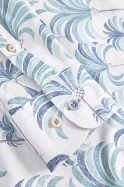Colours & Sons Hemd gemuster - Kimono Palms*Herren Hemden