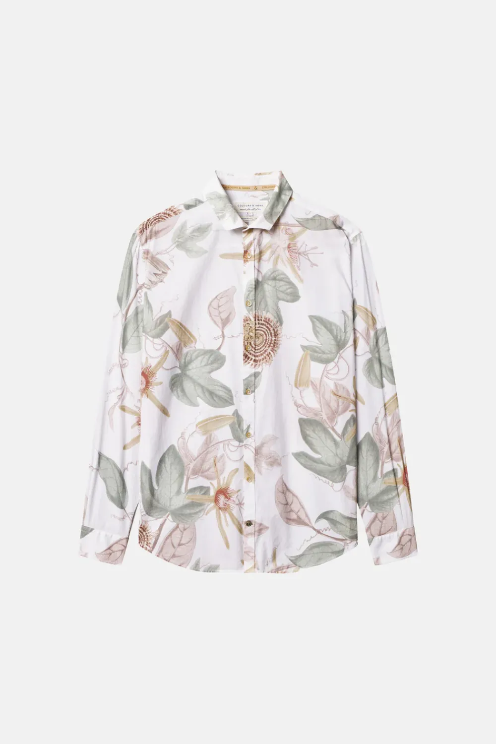 Colours & Sons Hemd gemustert - Botanical*Herren Hemden