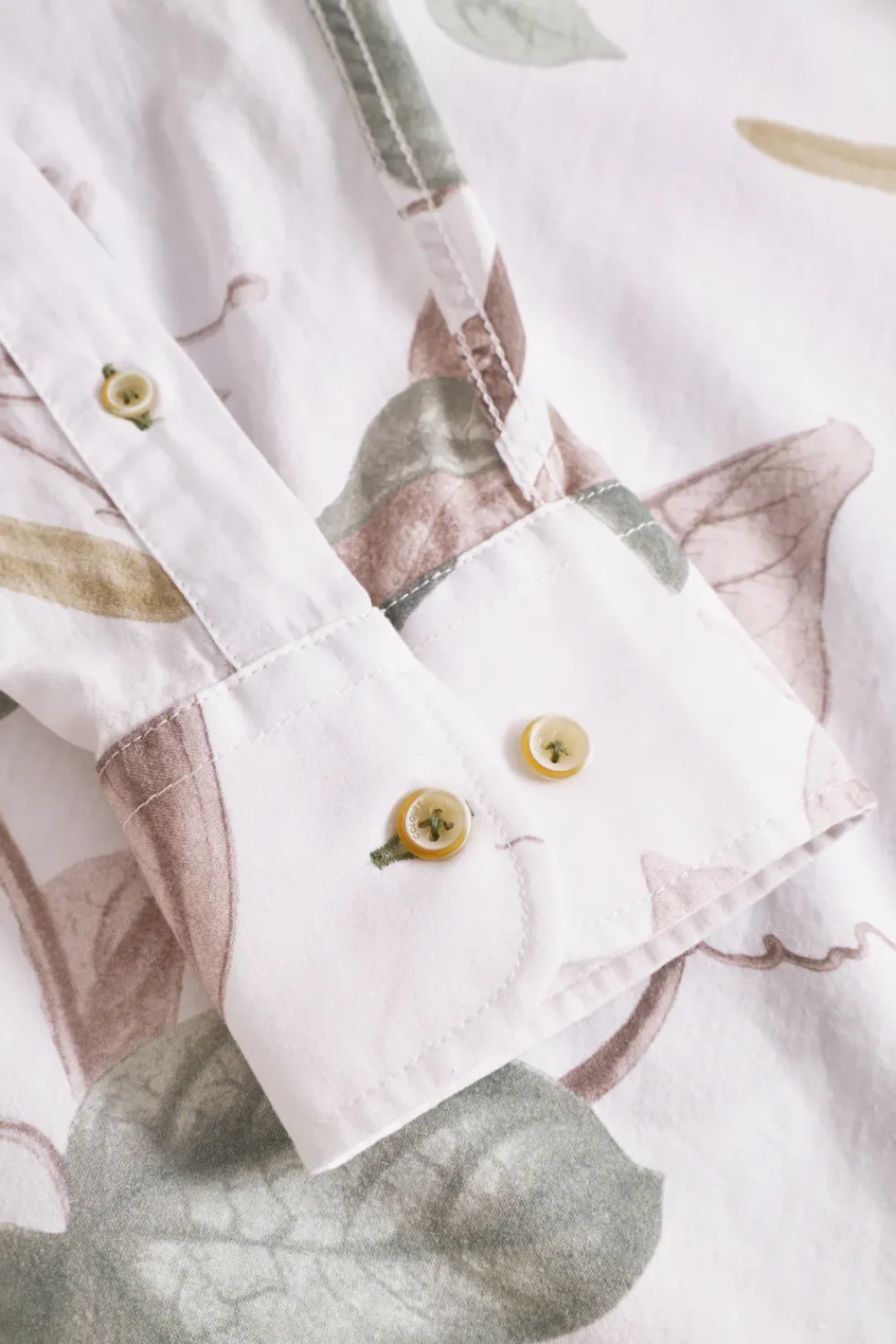 Colours & Sons Hemd gemustert - Botanical*Herren Hemden
