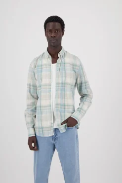 Colours & Sons Hemd gemustert - Kimono Check*Herren Hemden