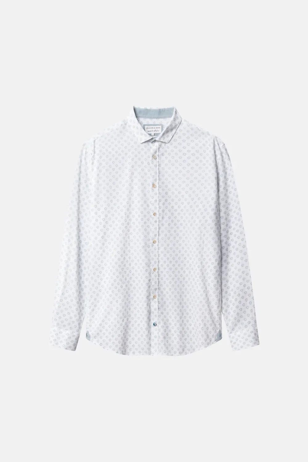 Colours & Sons Hemd gemustert - Kimono Daisy*Herren Hemden