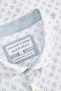 Colours & Sons Hemd gemustert - Kimono Daisy*Herren Hemden