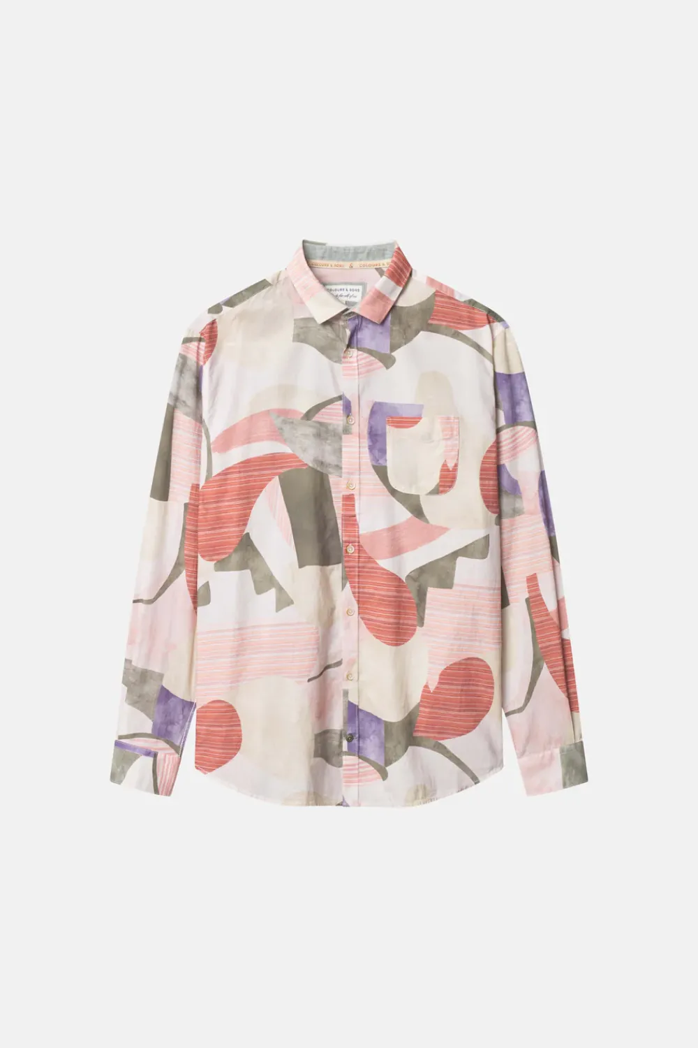 Colours & Sons Hemd gemustert - Koi Painting*Herren Hemden