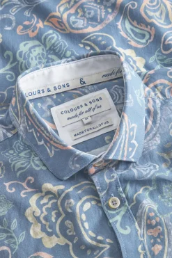 Colours & Sons Hemd gemustert - Neo Paisley*Herren Hemden