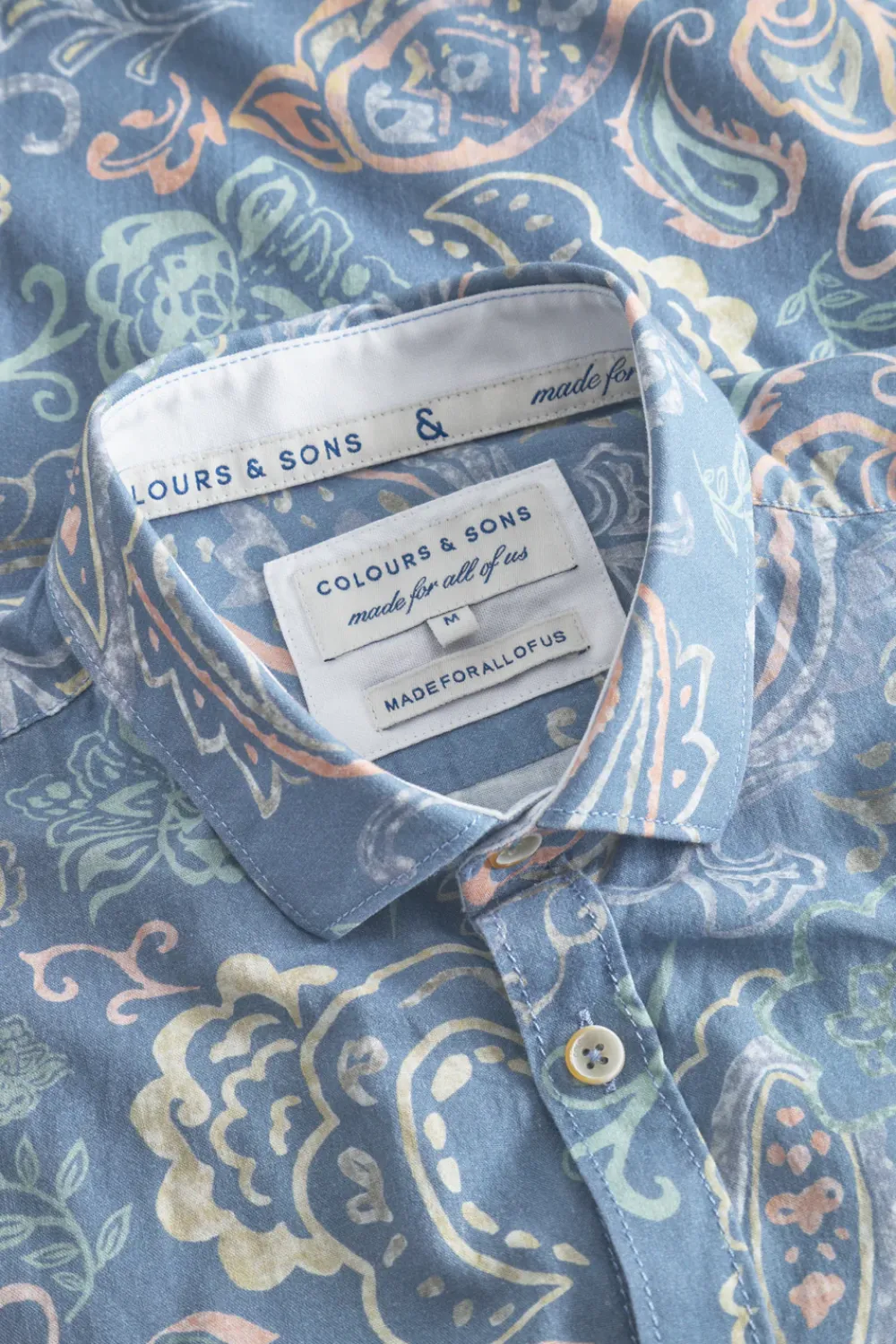 Colours & Sons Hemd gemustert - Neo Paisley*Herren Hemden