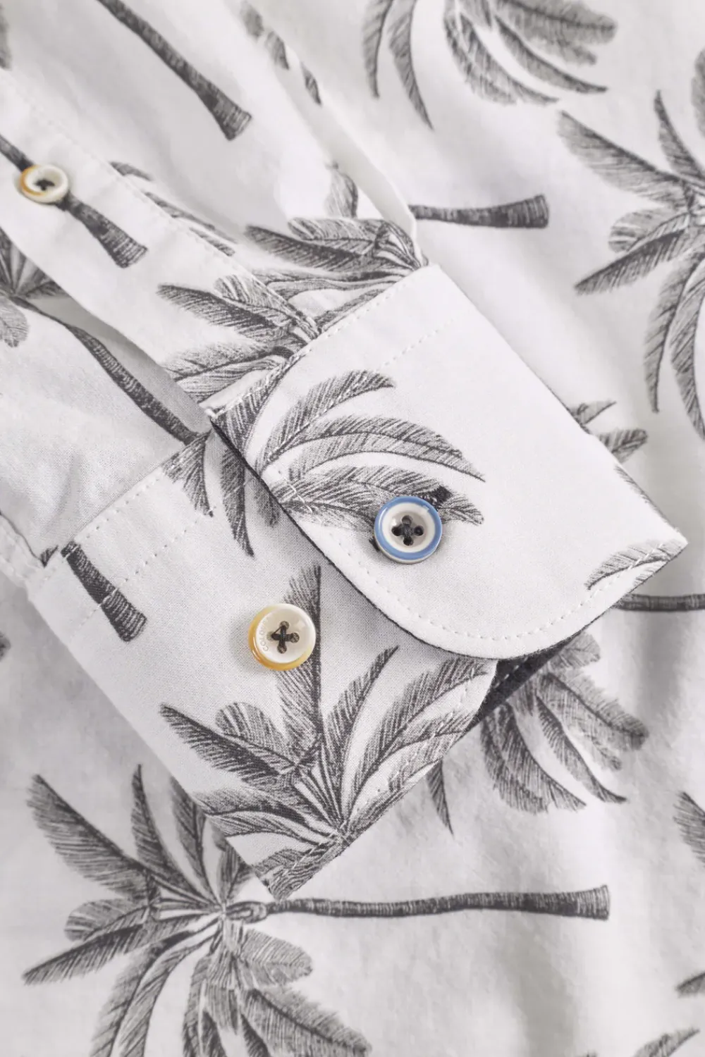 Colours & Sons Hemd gemustert - Palms*Herren Hemden