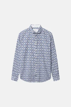 Colours & Sons Hemd gemustert - Pineapples*Herren Hemden