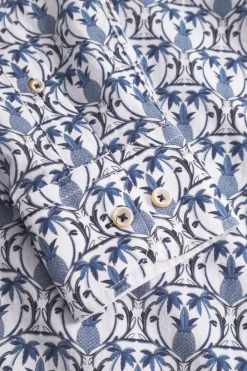 Colours & Sons Hemd gemustert - Pineapples*Herren Hemden