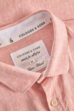 Colours & Sons Hemd Leinen Blend - Clay*Herren Hemden