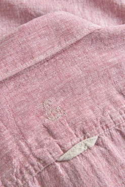 Colours & Sons Hemd Leinen Blend - Mauve*Herren Hemden