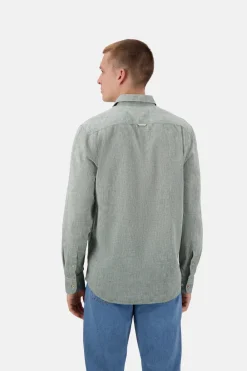 Colours & Sons Hemd Leinen Blend - Sage*Herren Hemden