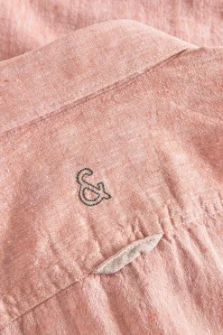 Colours & Sons Hemd Leinen Blend - Sienna*Herren Hemden