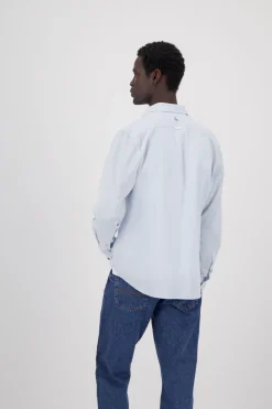 Colours & Sons Hemd Leinen Blend - Sky*Herren Hemden