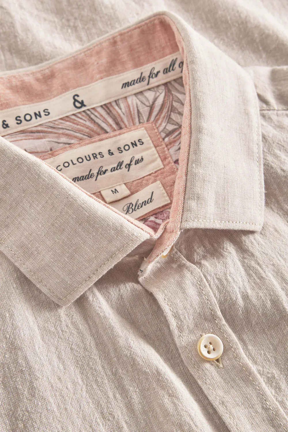 Colours & Sons Hemd Leinen Blend - Tent*Herren Hemden