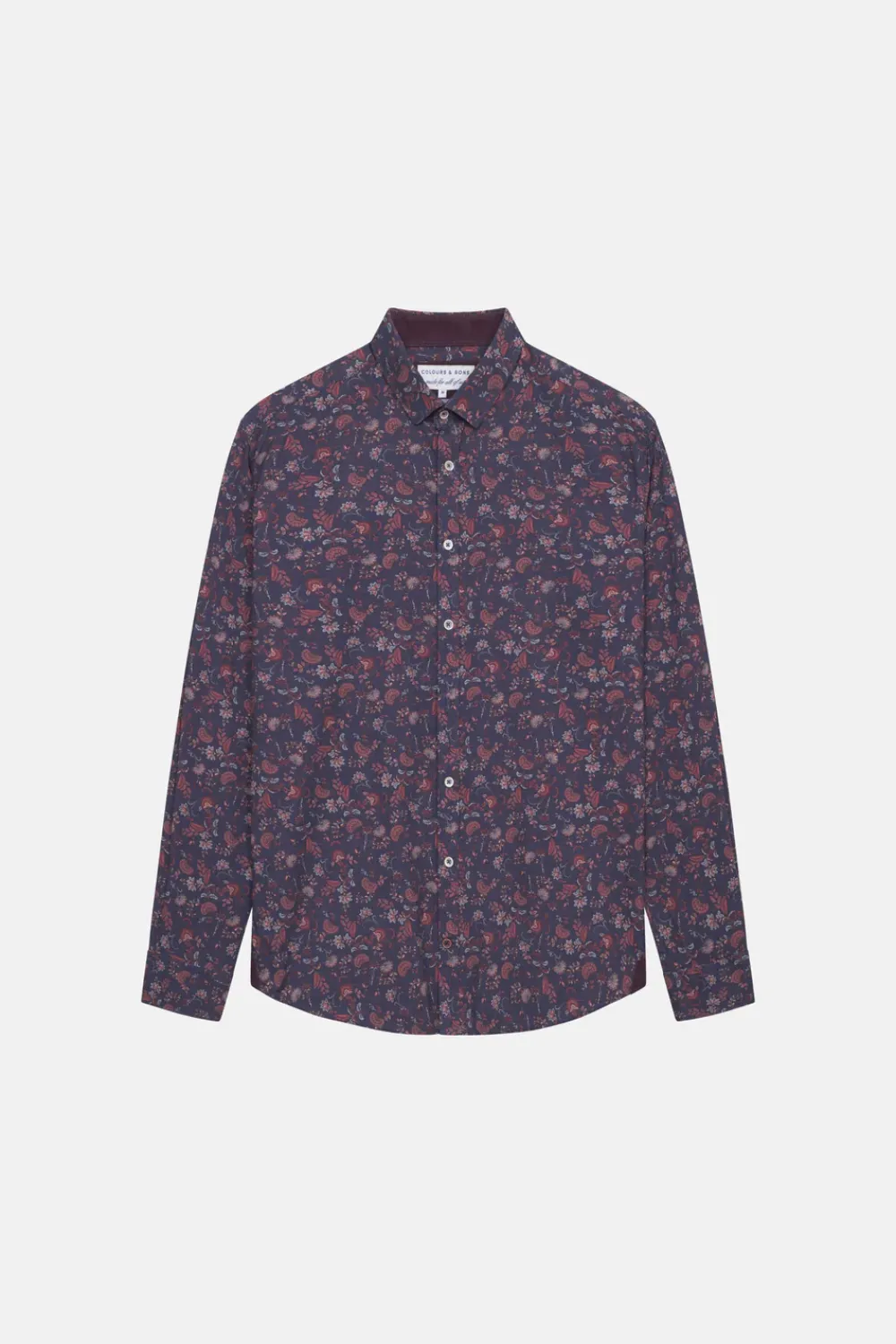 Colours & Sons Hemd Navy Floral - Navy Floral*Herren Hemden