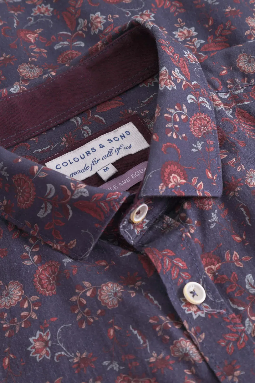 Colours & Sons Hemd Navy Floral - Navy Floral*Herren Hemden