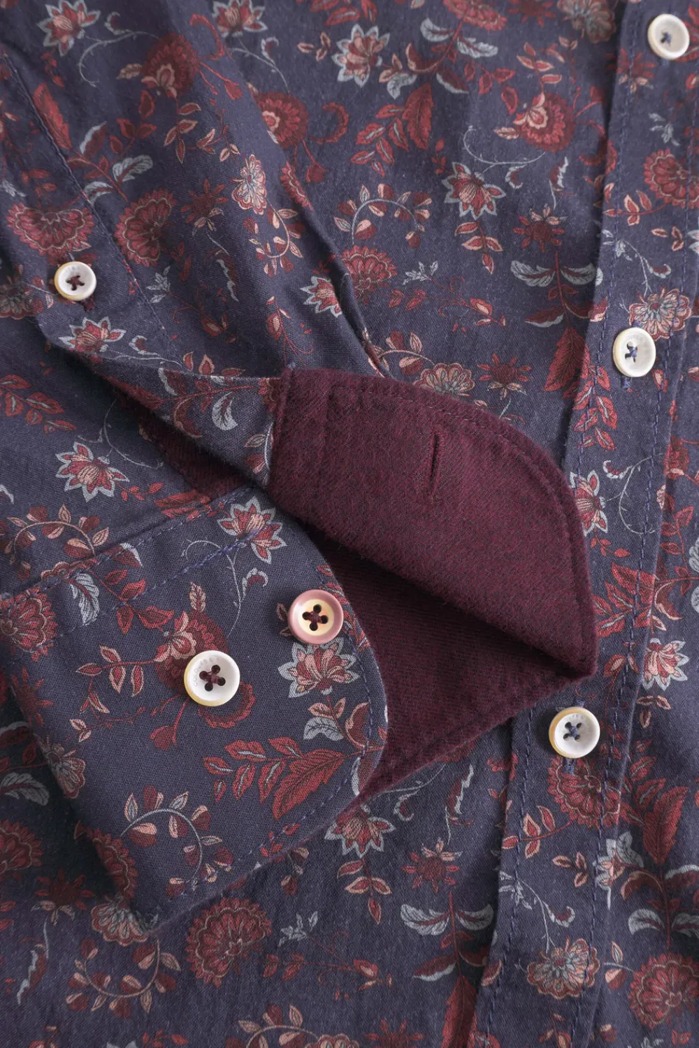 Colours & Sons Hemd Navy Floral - Navy Floral*Herren Hemden