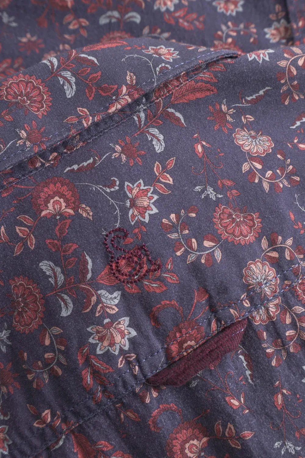 Colours & Sons Hemd Navy Floral - Navy Floral*Herren Hemden