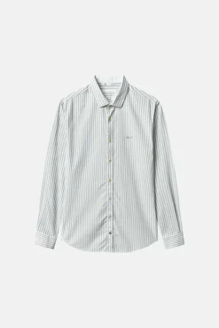 Colours & Sons Hemd Oxford Stripes - Matcha Stripes*Herren Hemden|Hemden