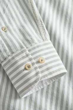Colours & Sons Hemd Oxford Stripes - Matcha Stripes*Herren Hemden|Hemden