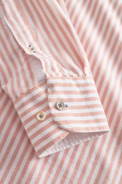 Colours & Sons Hemd Oxford Stripes - Salmon Stripes*Herren Hemden