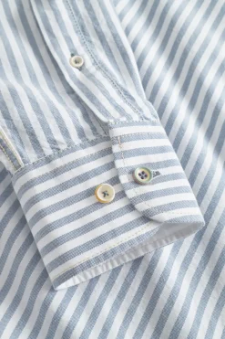 Colours & Sons Hemd Oxford Stripes - Sky Stripes*Herren Hemden|Hemden