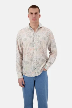Colours & Sons Hemd Pastell - Desert Paisley*Herren Hemden