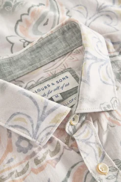 Colours & Sons Hemd Pastell - Desert Paisley*Herren Hemden