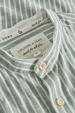 Colours & Sons Hemd Pin-Stripes - Pistachio Stripes*Herren Hemden