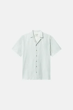 Colours & Sons Hemd Seersucker Striped - Blue Stripes*Herren Hemden